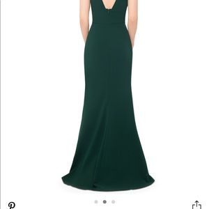 Beautiful dark green evening gown size 6